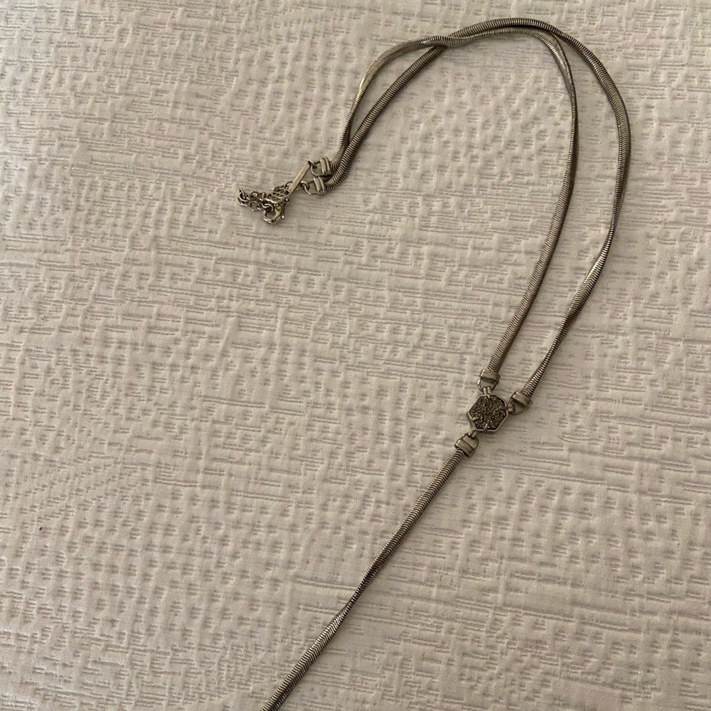 Kendra Scott silver necklace